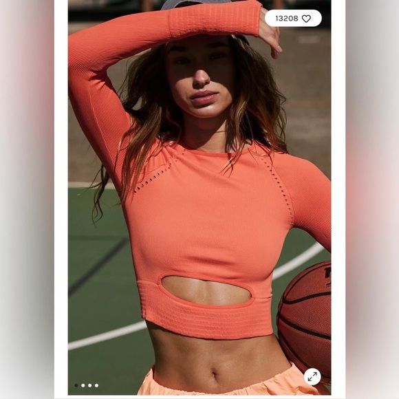 Free People FP Movement Cut It Out Long-Sleeve Size M/L - Picture 2 of 15